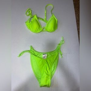 Target lime green swimsuit. Never worn